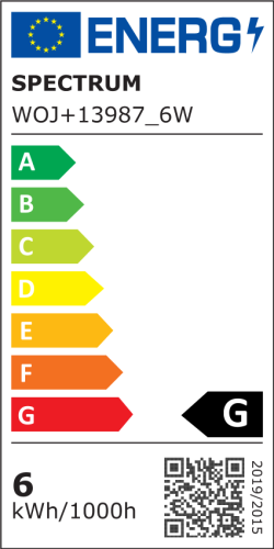Żarówka LED E-14 E14 R-50 230V 6W WW WOJ+13987_6W SPECTRUM LED