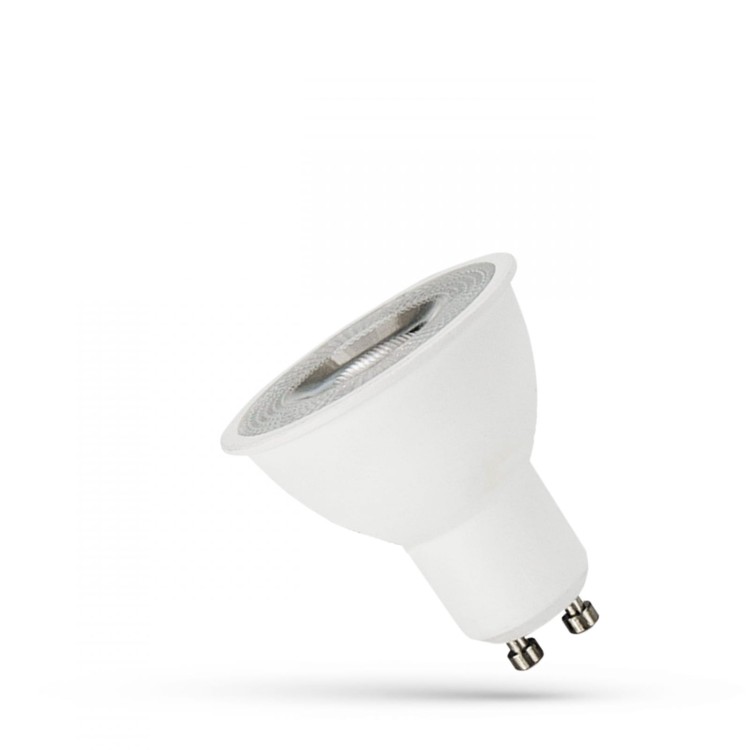 Żarówka LED GU10 230V 4W SMD 55st WW z soczewką WOJ+14089_55ST SPECTRUM LED