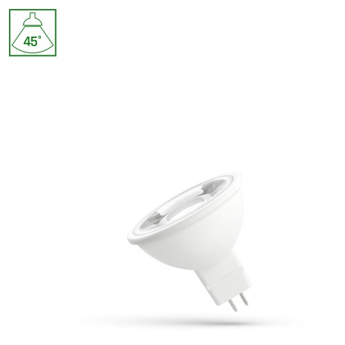 Żarówka LED MR16 12V 4W SMD 45 st WW z soczewką WOJ+14095_45ST SPECTRUM LED