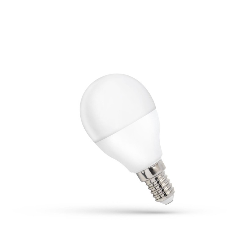 Żarówka LED kulka E-14 E14 230V 8W NW WOJ+14216_8W SPECTRUM LED