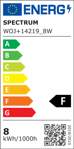 Żarówka LED kulka E-27 E27 230V 8W CW WOJ+14219_8W SPECTRUM LED