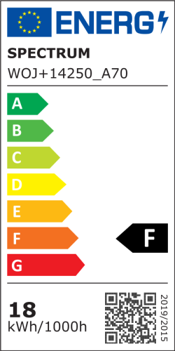 Żarówka LED GLS E-27 E27 230V 18W CW A70 WOJ+14250_A70 SPECTRUM LED