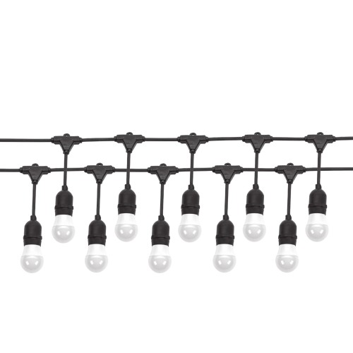 GIRLANDA 250V IP44 9550mm 10xE27 Czarny łączona WOJ+14342 SPECTRUM LED
