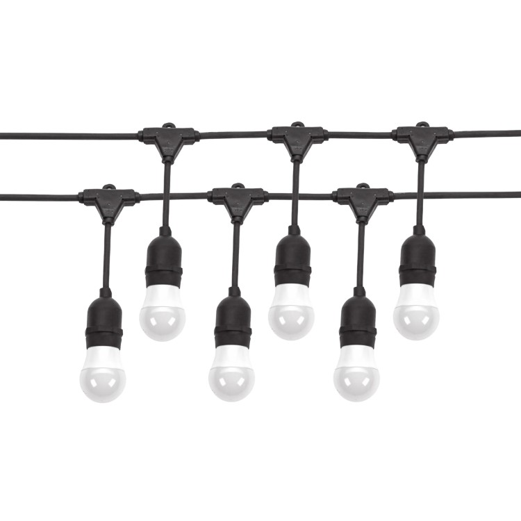 GIRLANDA 250V IP44 9550mm 10xE27 Czarny łączona WOJ+14342 SPECTRUM LED