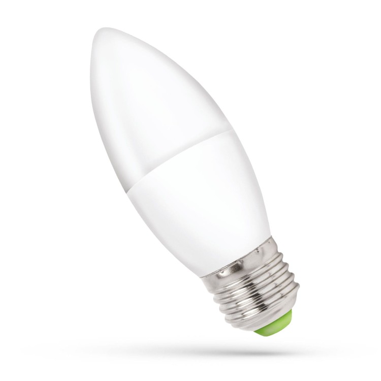 Żarówka LED świecowa świeczka E-27 E27 230V 6W NW WOJ+14352 SPECTRUM LED