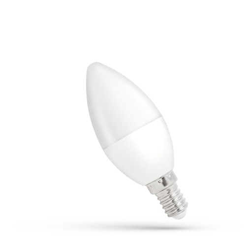 Żarówka LED świecowa świeczka E-14 E14 230V 6W CW DIMMABLE WOJ+14383 SPECTRUM LED