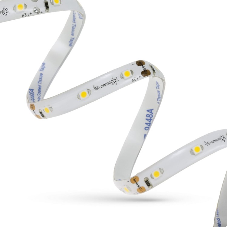 Taśma LED Pasek 22W/5m 3528 60LED/1m WW 2 Lata ECO 1m (Rolka 5m) Bez osłony WOJ+14400 SPECTRUM LED
