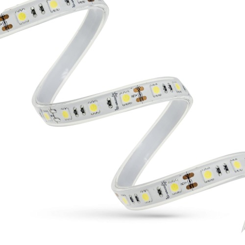 Taśma LED Pasek 44W/5m 3528 120LED/1m WW 2 LATA ECO 1M (ROLKA 5M) BEZ OSŁONY WOJ+14406 SPECTRUM LED