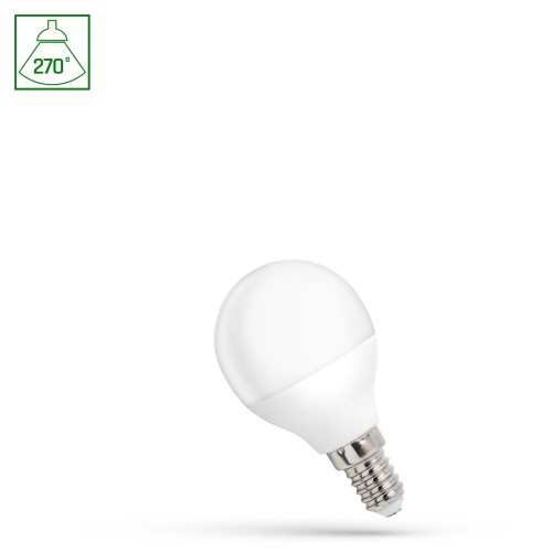 Żarówka LED kulka E-14 E14 230V 1W NW WOJ+14446 SPECTRUM LED