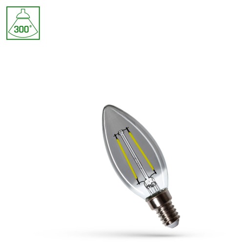 Żarówka LED świecowa świeczka E-14 E14 230V 2.5W COG NW MODERNSHINE WOJ+14467 SPECTRUM LED