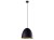 Lampa sufitowa wisząca Industrialna Loft EGG BLACK M GOLD 9022 NOWODVORSKI Lighting E27 x1 38cm oświetleniowa żyrandol nowoczesna do Kuchni Jadalni nad stół blat wyspę czarno-złota zwis Inspiracje Premium