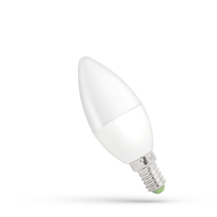 Żarówka LED świecowa świeczka E-14 E14 230V 4W WW WOJ+14531 SPECTRUM LED