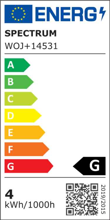 Żarówka LED świecowa świeczka E-14 E14 230V 4W WW WOJ+14531 SPECTRUM LED
