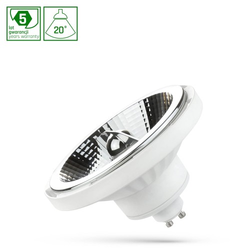 Żarówka LED AR111 GU10 230V 10W SMD 20ST NW Biały 5 Lat Gwarancji WOJ+14561 SPECTRUM LED