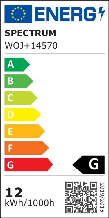 Żarówka LED AR111 GU10 230V 12W COB 15ST WW Czarny 5 Lat Gwarancji WOJ+14570 SPECTRUM LED
