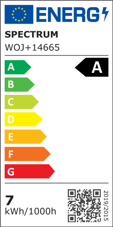 Żarówka LED GLS E-27 E27 230V 6.8W COG A-CLASS CW CLEAR 5 Lat Gwarancji WOJ+14665 SPECTRUM LED