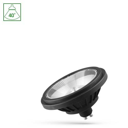Żarówka LED AR111 GU10 230V 14W BASIC 2 SMD 40ST WW Czarny WOJ+16847 SPECTRUM LED