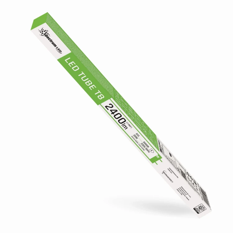 Świetlówka LED TUBE T8 SMD 2835 20W CW 28X1500 glass WOJ+22308_20W SPECTRUM LED