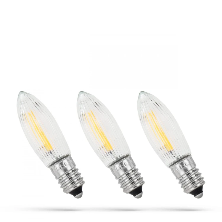 Żarówka LED Choinkowa E-10 E10 10-55V/0,2W WW 3-Pack WOJ+52365 SPECTRUM LED