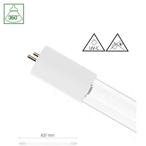 m Świetlówka 15W TUV UVC WOJ+61233 SPECTRUM LED