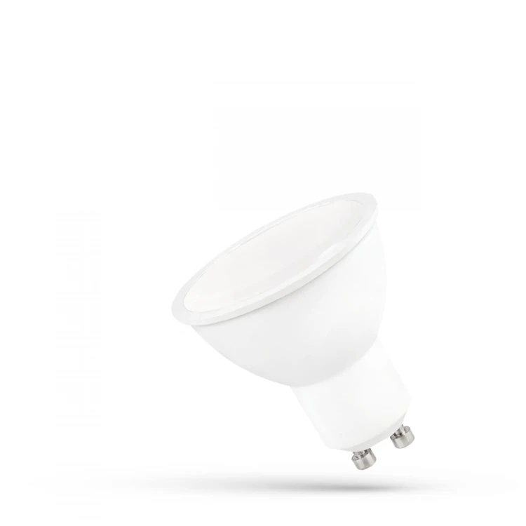 Żarówka LED GU10 230V 10W SMD CW z mleczną szybką biała S PECTRUM WOJ13257_EXPORT SPECTRUM LED