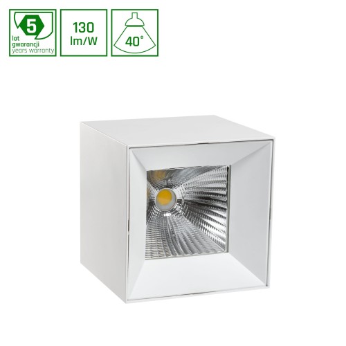 Oprawa sufitowa downlight CEL ZOSMA 4 SQUARE 830 27W 230V 40st White WOJP00802 SPECTRUM LED