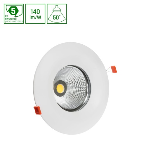 Oprawa sufitowa downlight CEL VIRGA 830 19W 230V 50st White DALI WOJP04087 SPECTRUM LED oczko