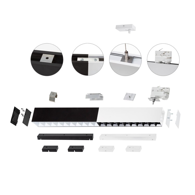 ALLDAY INSPIRE ONE 940 30W 230V 1120mm 115st Biały WOJP06306 SPECTRUM LED