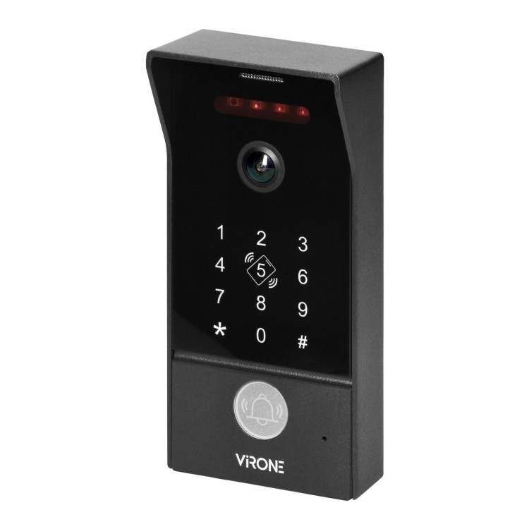 Wideodomofon MAILO VDP-70/W Virone Zestaw wideodomofonowy bezsłuchawkowy, monitor 10" LCD, WiFi, Tuya APP na telefon, z czytnikiem breloków zbliżeniowych 13,56kHz, szyfrator, z gniazdem na kartę pamięci, sterowanie bramą, biały