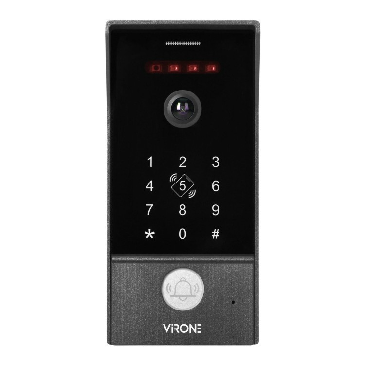 Wideodomofon MAILO VDP-70/W Virone Zestaw wideodomofonowy bezsłuchawkowy, monitor 10" LCD, WiFi, Tuya APP na telefon, z czytnikiem breloków zbliżeniowych 13,56kHz, szyfrator, z gniazdem na kartę pamięci, sterowanie bramą, biały
