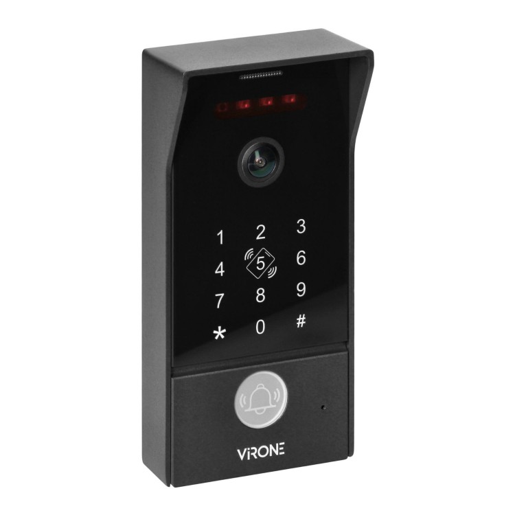 Wideodomofon MAILO VDP-70/W Virone Zestaw wideodomofonowy bezsłuchawkowy, monitor 10" LCD, WiFi, Tuya APP na telefon, z czytnikiem breloków zbliżeniowych 13,56kHz, szyfrator, z gniazdem na kartę pamięci, sterowanie bramą, biały