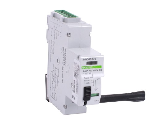 Zdalne sterowanie dla 2, 3 i 4 biegunów, automatyczne ponowne załączenie, status otwarty/zamknięty, 48V DC MOD31 2-4P AS 48V DC 113735 Noark
