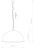 Lampa sufitowa wisząca Industrialna Loft HEMISPHERE RUST I L 6368 NOWODVORSKI Lighting E27 x1 50cm oświetleniowa żyrandol nowoczesna metal rustykalna do Kuchni Jadalni nad stół blat wyspę rdzawa zwis Inspiracje Premium