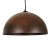 Lampa sufitowa wisząca Industrialna Loft HEMISPHERE RUST I L 6368 NOWODVORSKI Lighting E27 x1 50cm oświetleniowa żyrandol nowoczesna metal rustykalna do Kuchni Jadalni nad stół blat wyspę rdzawa zwis Inspiracje Premium