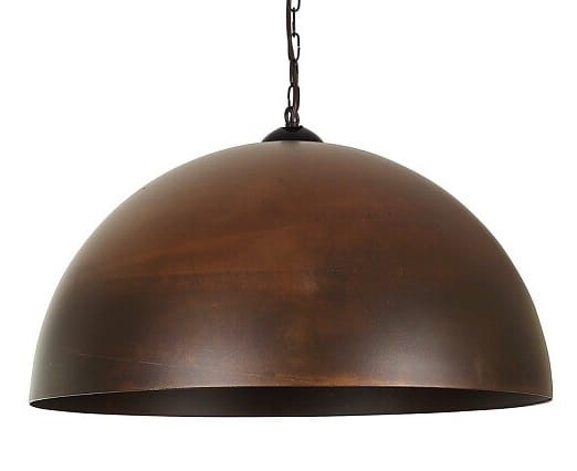 Lampa sufitowa wisząca Industrialna Loft HEMISPHERE RUST I L 6368 NOWODVORSKI Lighting E27 x1 50cm oświetleniowa żyrandol nowoczesna metal rustykalna do Kuchni Jadalni nad stół blat wyspę rdzawa zwis Inspiracje Premium