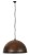 Lampa sufitowa wisząca Industrialna Loft HEMISPHERE RUST I L 6368 NOWODVORSKI Lighting E27 x1 50cm oświetleniowa żyrandol nowoczesna metal rustykalna do Kuchni Jadalni nad stół blat wyspę rdzawa zwis Inspiracje Premium