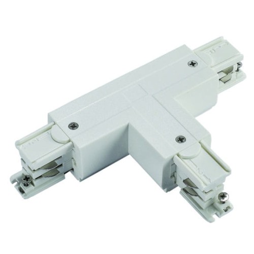 SPS Łącznik T Prawy, Biały WOJ+03058 SPECTRUM LED