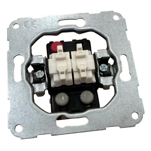 Mechanizm Łącznika Dwuklawiszowego Świecznikowego 11000602 Hager POLO OPTIMA