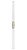 Lampa ścienna Kinkiet Łazienkowy Industrialny Loft ICE TUBE LED S A WHITE 8118 NOWODVORSKI Lighting do łazienki 60cm 12W Loft nowoczesna oprawa oświetleniowa tuba Inspiracje Premium biały