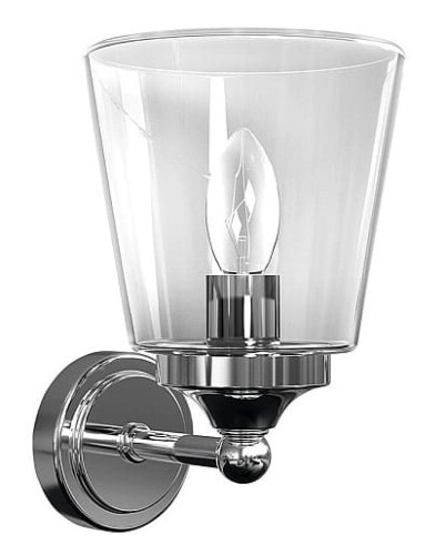 Lampa ścienna Kinkiet Łazienkowy Industrialny Loft BALI chrom 9353 NOWODVORSKI Lighting do łazienki E14 25cm nowoczesna oprawa oświetleniowa Inspiracje pojedynczy jednostronny Premium