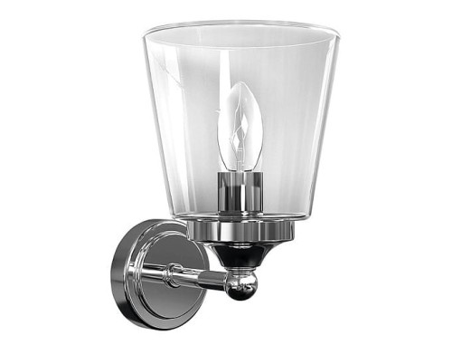 Lampa ścienna Kinkiet Łazienkowy Industrialny Loft BALI chrom 9353 NOWODVORSKI Lighting do łazienki E14 25cm nowoczesna oprawa oświetleniowa Inspiracje pojedynczy jednostronny Premium