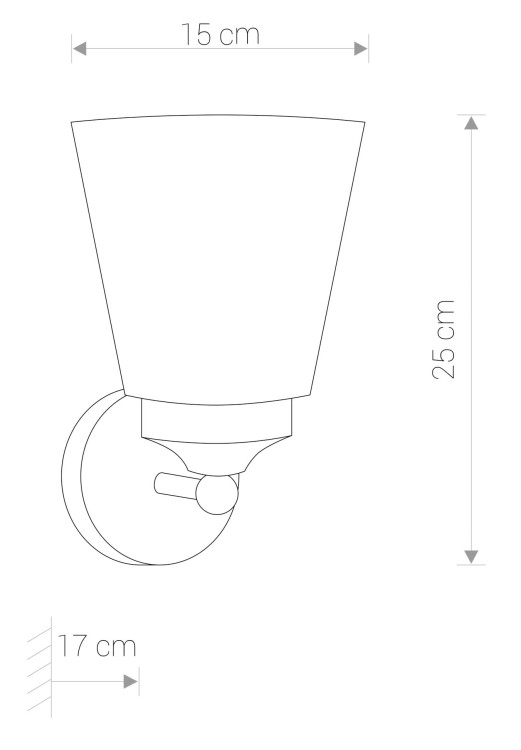 Lampa ścienna Kinkiet Łazienkowy Industrialny Loft BALI stal 8053 NOWODVORSKI Lighting do łazienki E14 25cm nowoczesna oprawa oświetleniowa Inspiracje pojedynczy jednostronny czarny Premium