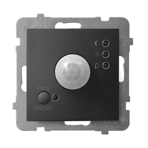 Elektroniczny czujnik ruchu ŁP-16U/m/33 Aria OSPEL czarny metalik czarne czarna