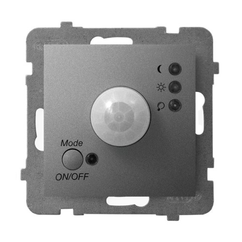 Elektroniczny czujnik ruchu ŁP-16U/m/70 Aria OSPEL szary mat szare szara