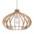 Lampa sufitowa wisząca Industrialna Loft IKA I zwis D 4174 NOWODVORSKI Lighting E27 x1 51cm oświetleniowa żyrandol nowoczesna drewno do Kuchni Jadalni nad stół blat wyspę drewniana sklejka Inspiracje Premium
