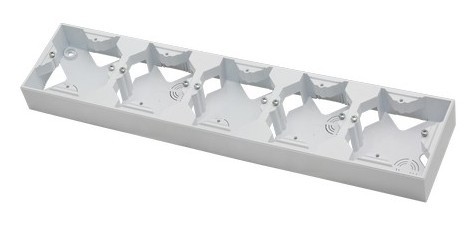 Puszka instalacyjna pięciokrotna PNP-5U/00 Aria OSPEL biały białe biała
