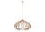 Lampa sufitowa wisząca Industrialna Loft IKA I zwis D 4174 NOWODVORSKI Lighting E27 x1 51cm oświetleniowa żyrandol nowoczesna drewno do Kuchni Jadalni nad stół blat wyspę drewniana sklejka Inspiracje Premium