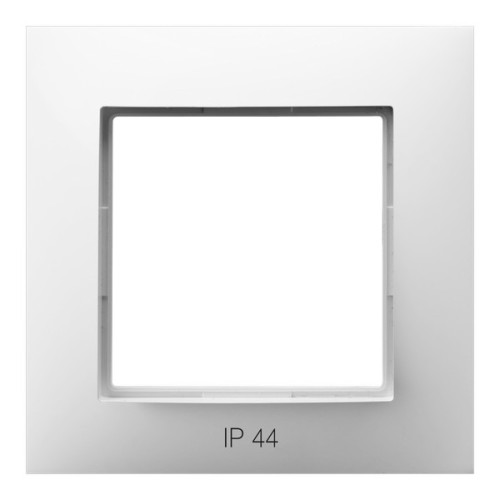 Ramka pojedyncza do łączników IP-44 RH-1U/00 Aria OSPEL biały białe biała