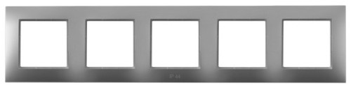 Ramka pięciokrotna do łączników IP-44 RH-5U/18 Aria OSPEL srebro srebrne srebrny srebrna