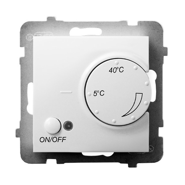 Regulator temperatury z czujnikiem napowietrznym RTP-1UN/m/00 Aria OSPEL biały białe biała